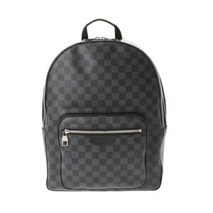 Louis Vuitton Graphite Black Josh Gray Canvas Backpack Daypack